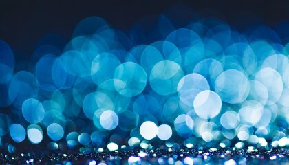 abstract background of blue bokeh