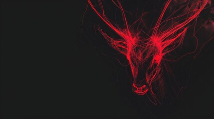 Beautiful antelope background graphic design