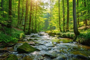 Obraz premium 2021-11-10 A LARGE BLOOMING EARPOD TREE ON KAUAI HAWAII WITH RAIN CLOUDS MOVING IN. Beautiful simple AI generated image in 4K, unique.