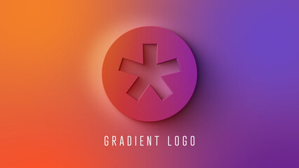 Gradient Soft Shadow Logo Reveal