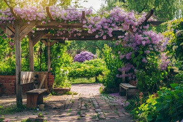 2021-11-10 A LARGE BLOOMING EARPOD TREE ON KAUAI HAWAII WITH RAIN CLOUDS MOVING IN. Beautiful simple AI generated image in 4K, unique.