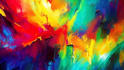 colorful multicolored art painting texture abstract painting with vibrant colors