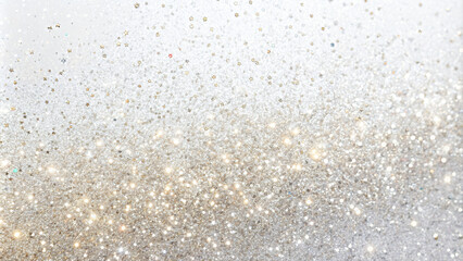 glitter on white background - Powered by Adobe