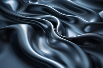 Fototapeta premium A gradient from silver to black, metallic and refined, suitable for luxury or high-tech contexts,