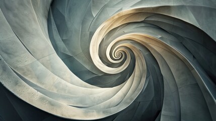 Close Up of a Spiral Shaped Object