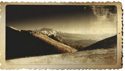 blank old vintage postcard isolated - obrazy, fototapety, plakaty