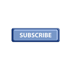 Subscribe button 3D illustration