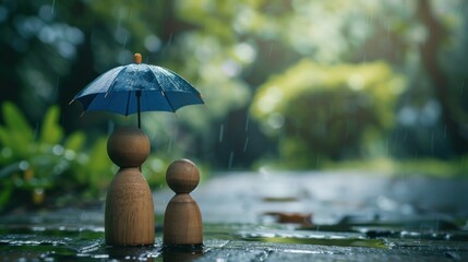 Insurance, protection and care for life, family, travel and health insurance