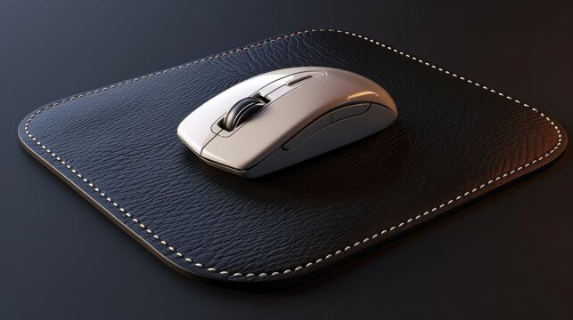 D Rendered Mouse Pad Sleek Design for Enhanced Computer Use