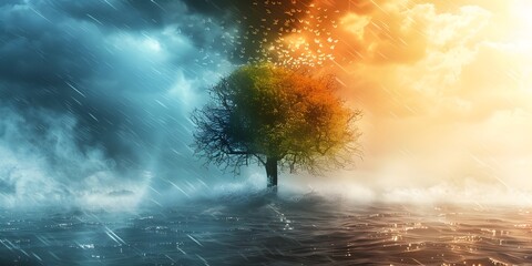 Seasons and Weather Inspire Emotive Musical Landscapes in Digital Artwork