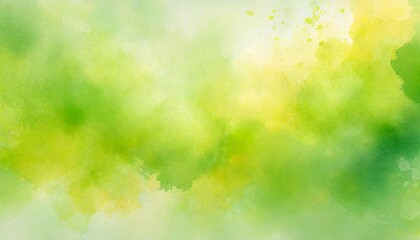 abstract watercolor stains and blotches relaxing spring green with yellow green colors abstract...