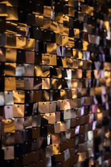 Obraz premium Background of shiny gold and silver details