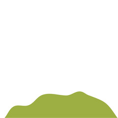 Obraz premium Irregular Mountain Shape