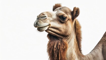 arabian camel isolated on white background