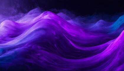 abstract blue and purple liquid wavy shapes futuristic banner