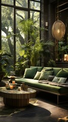 Fototapeta premium b'Indoor Garden living room'