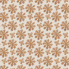 Fototapeta premium Seamless colorful decorative beautiful 3d floral peach tone ,hand drawn flower background pattern design vector illustration