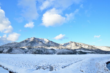 冬の角田山（新潟県）