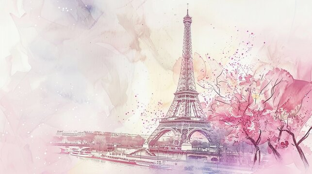 Between watercolor and delicate A visual journey