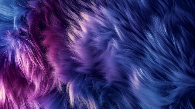 Blue color fur texture background 