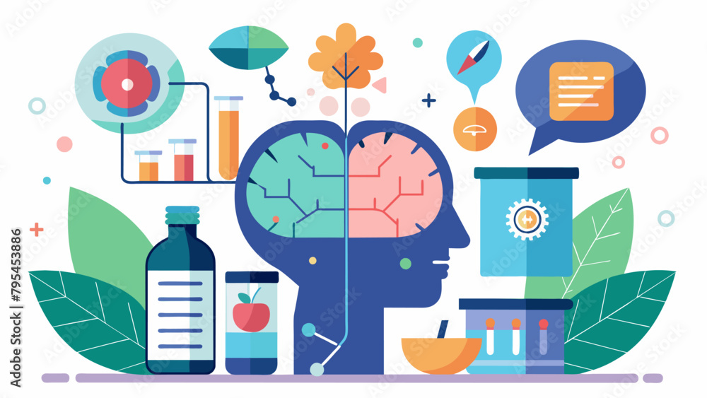 Poster a marketplace for brain enhancement products featuring innovative technologies and natural supplemen