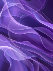 Fototapeta premium Abstract Purple Background Vector, Smooth Waves & Soft Highlights