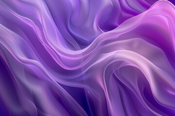 Obraz premium Vibrant Purple Waves, Abstract Background
