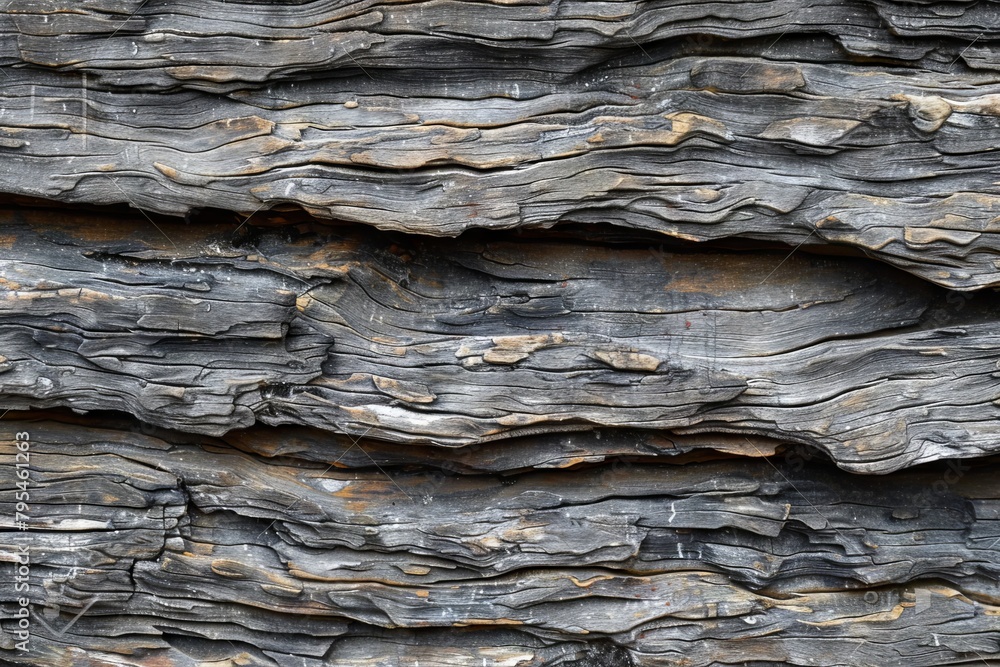 Aufkleber rough wood texture with raw edges and uneven surface, adding a rustic touch to any project