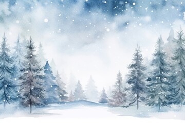 Fototapeta premium Snow backgrounds landscape christmas