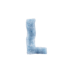 Ice Winter 3D Alphabet PNG Letters