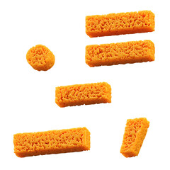 Sponge 3D Alphabet PNG Letters