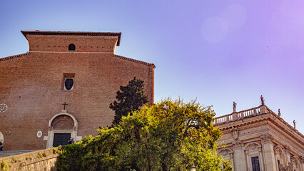 Rome in italy wonderfull views antic and modern town in europe