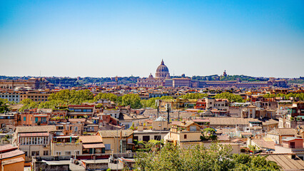 Rome in italy wonderfull views antic and modern town in europe - obrazy, fototapety, plakaty