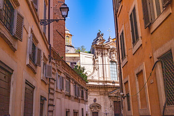 Rome in italy wonderfull views antic and modern town in europe