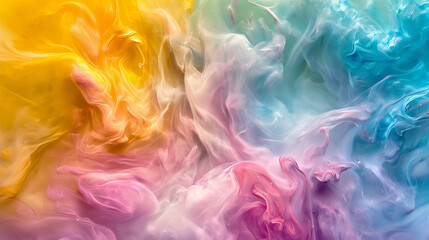 combination of colors ,silk color,smoke floats, pastel palette,summer color