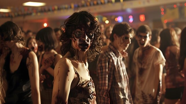 Zombie Invasion Disrupts High School Prom Night Festivities