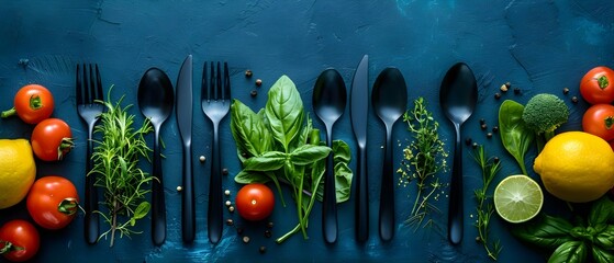 DNAthemed cutlery with food personalized nutrition allergies genetic modification Copyspace available. Concept Genetics in Cutlery, Personalized Nutrition, Food Allergies, Genetic Modification