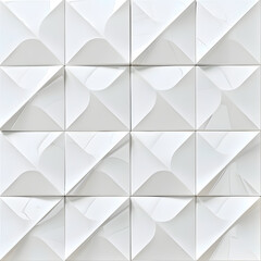 White square geometric ceramic tile wall background