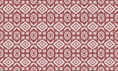 Hand draw Digital seamless pattern block print batik vector geometric ajrakh.great for textiles, banners, wallpapers, wrapping vector design.