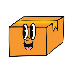 box cute character icon