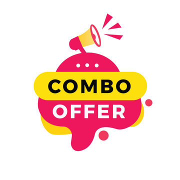 Combo offer label icon modern style. Banner design for business, advertising, promotion, marketing. Vector sign design.
