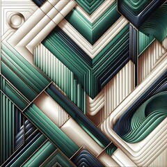 Complexity in Simplicity: A Striking Contrast of Geometric Shapes in a Three-Dimensional Design