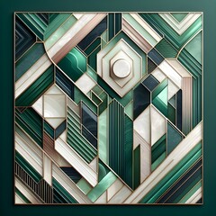 Complexity in Simplicity: A Striking Contrast of Geometric Shapes in a Three-Dimensional Design