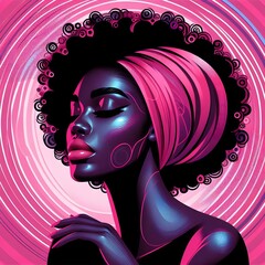 Silent Whispers of Elegance: A Close-Up of Feminine Grace and Powerful Beauty Contrast