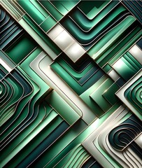 Complexity in Simplicity: A Striking Contrast of Geometric Shapes in a Three-Dimensional Design