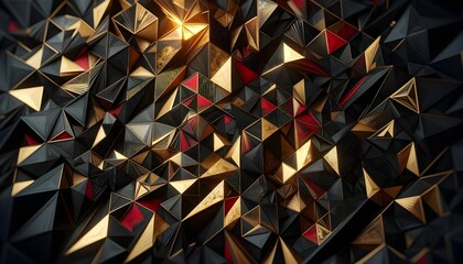 Architectural Symphony: Contrasting Textures and Hues in a Bold Abstract Composition