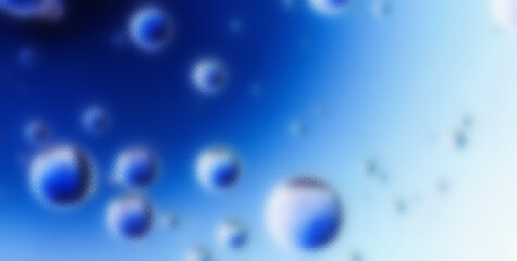 Contemporary Blue Fluidity: Abstract Glass Effect Design