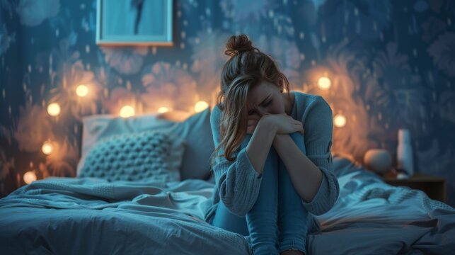 A Woman Experiencing Sadness