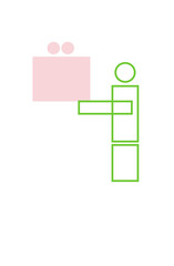 illustration of a man with a gift