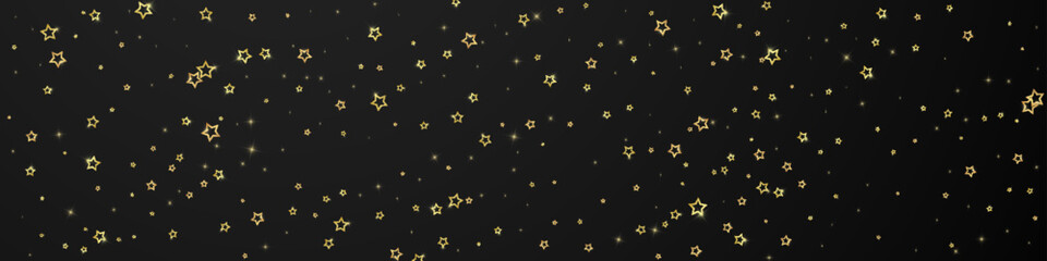 Starry night fairy tale background.